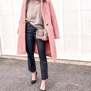 LOFT 4P High Waist Side Zip Kick Crop